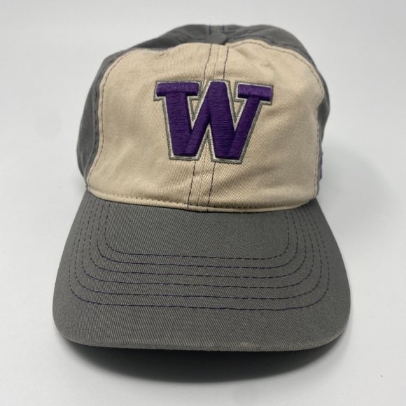 Zephyr Adjustable Washington W Hat Unisex Cap 100% Cotton Khaki/Gray - Picture 2 of 8